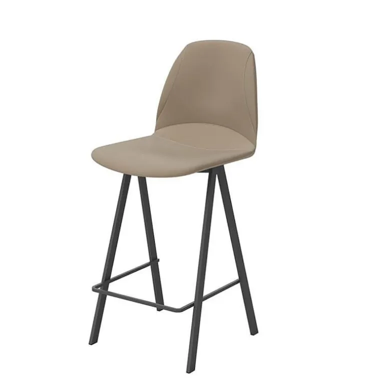 Ona Tabouret moderne rembourré en simili hauteur snack