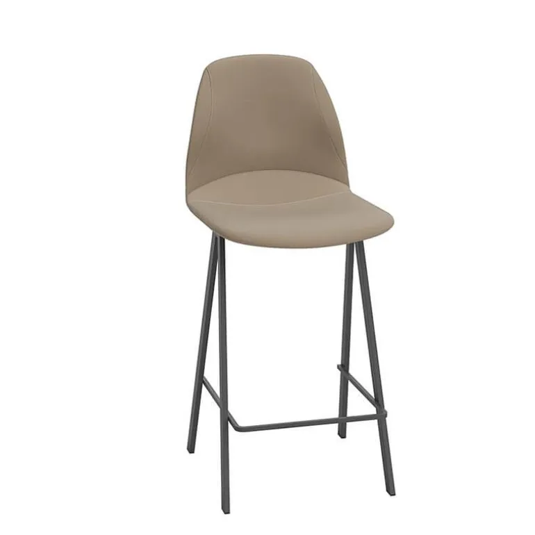 Ona Tabouret moderne rembourré en simili hauteur snack