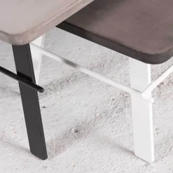 Opale Table basse design carrée en béton ciré fabrication française