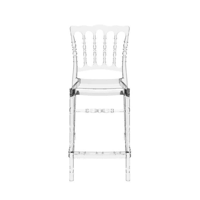 Opera Tabouret snack empilable style Napoléon en polycarbonate transparent