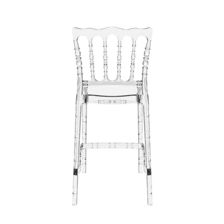 Opera Tabouret snack empilable style Napoléon en polycarbonate transparent