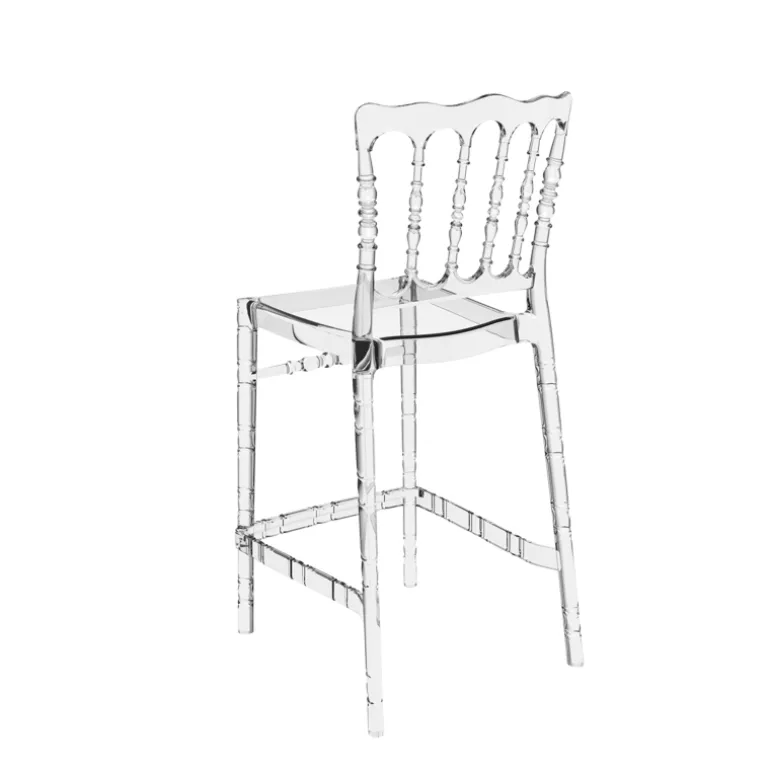 Opera Tabouret snack empilable style Napoléon en polycarbonate transparent