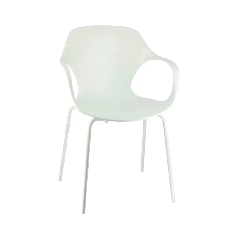 OPS ! Connubia© Fauteuil design italien empilable en polypropylène avec pieds en métal