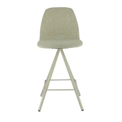 Osaka Tabouret snack moderne en tissu et pieds métal