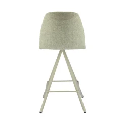 Osaka Tabouret snack moderne en tissu et pieds métal