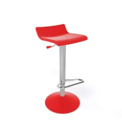 Over T Tabouret moderne réglable en hauteur et tournant sans dossier