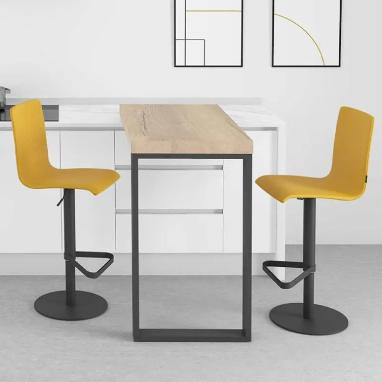 Palma Tabouret réglable contemporain rembourré