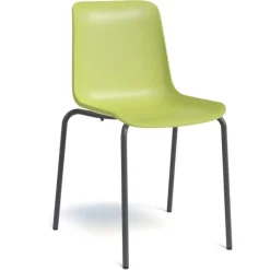 Paris Chaise empilable en polypropylène et métal