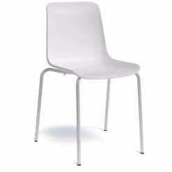 Paris Chaise empilable en polypropylène et métal