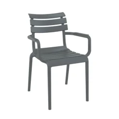 Paris Fauteuil moderne empilable en polypropylène