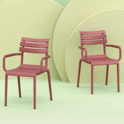 Paris Fauteuil moderne empilable en polypropylène