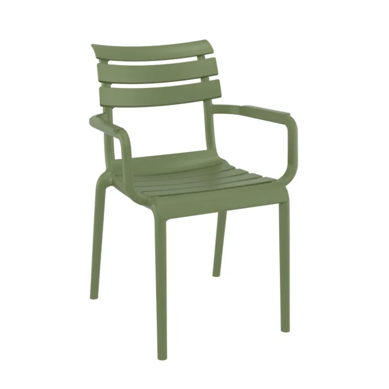 Paris Fauteuil moderne empilable en polypropylène