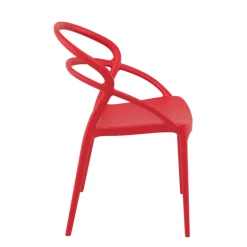 Pia Chaise de jardin tendance empilable en polypropylène