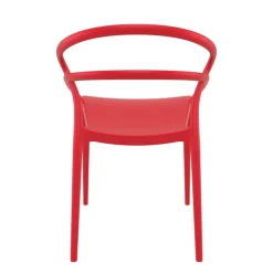 Pia Chaise de jardin tendance empilable en polypropylène