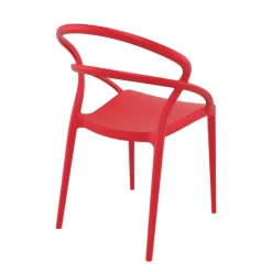 Pia Chaise de jardin tendance empilable en polypropylène