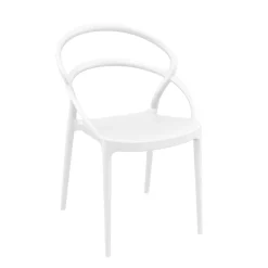 Pia Chaise tendance empilable en polypropylène