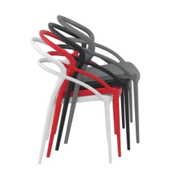 Pia Chaise tendance empilable en polypropylène