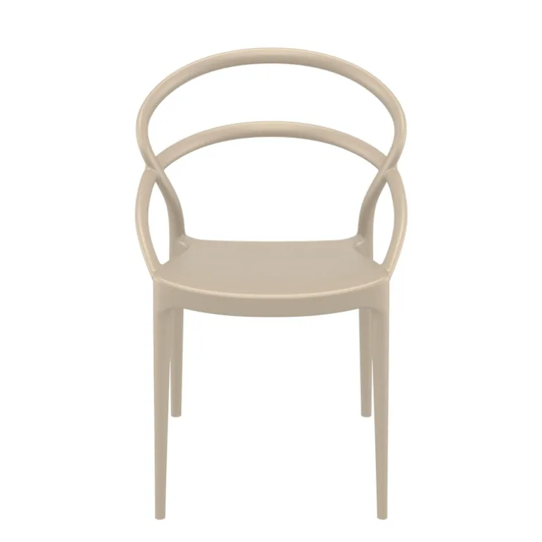 Pia Chaise tendance empilable en polypropylène
