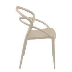 Pia Chaise tendance empilable en polypropylène