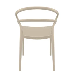 Pia Chaise tendance empilable en polypropylène