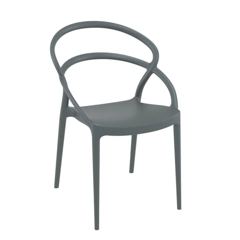 Pia Chaise tendance empilable en polypropylène