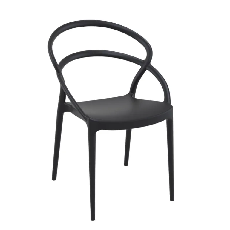 Pia Chaise tendance empilable en polypropylène