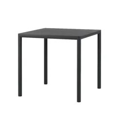 Piave Table de jardin carrée en stratifié avec pieds en aluminium
