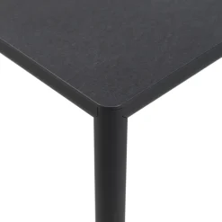 Piave Table de jardin carrée en stratifié avec pieds en aluminium