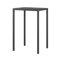 Piave Table de jardin carrée en stratifié avec pieds en aluminium