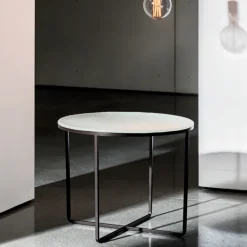 Piktor Sovet Table basse ronde en verre