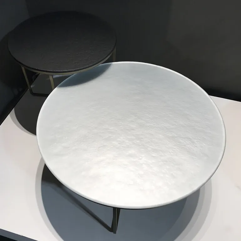 Piktor Sovet Table basse ronde en verre