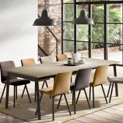 Pisa Chaise en tissu de salle à manger