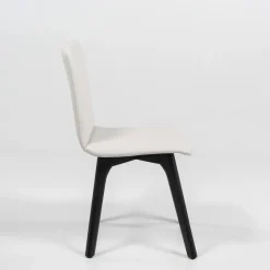 Plaza Chaise de salle à manger scandinave en synthétique et bois