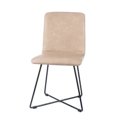 Plaza Chaise design avec pieds filaires en métal