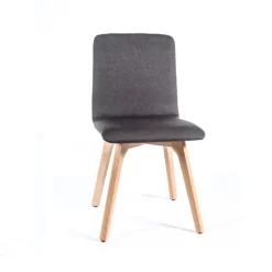 Plaza diamant Chaise de séjour moderne en tissu dos matelassé