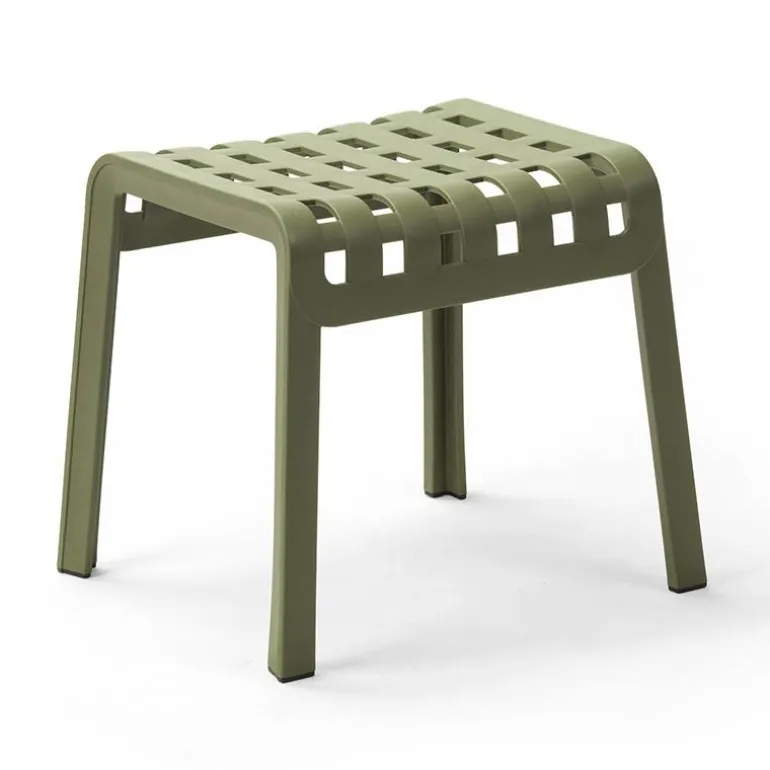 Poggio Tabouret bas design empilable en polypropylène
