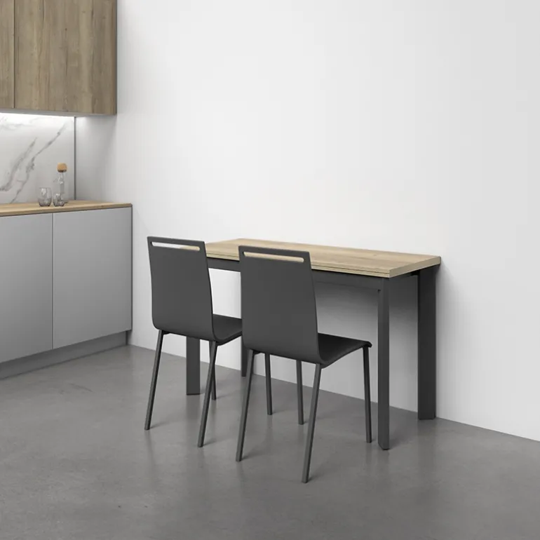 Poker Minor Table petit espace extensible en stratifié