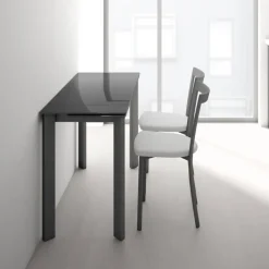 Poker Minor Table petit espace extensible en verre