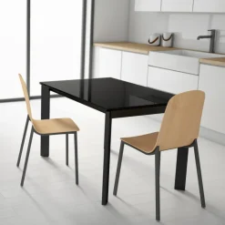 Poker Table petit espace extensible en verre