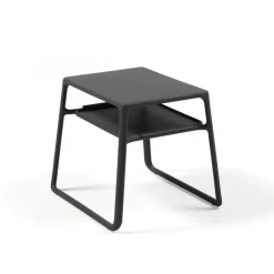 Pop Table basse de jardin carrée empilable en polypropylène