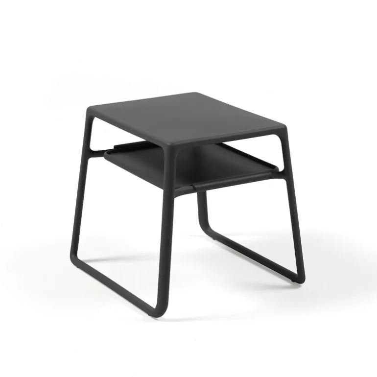 Pop Table basse de jardin carrée empilable en polypropylène