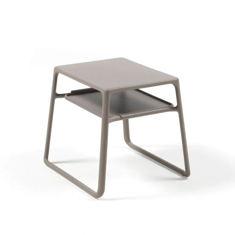 Pop Table basse de jardin carrée empilable en polypropylène