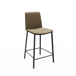 Primera Tabouret snack de style contemporain belge en tissu