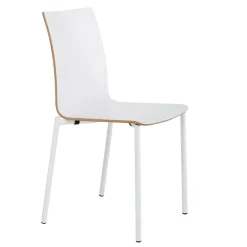 Pro's Chaise moderne en métal et stratifié