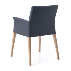 Pure classic Mobitec® Fauteuil cocooning en tissu avec pieds en bois