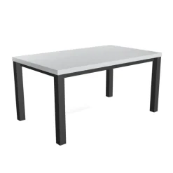 Qube Table rectangulaire intemporelle en stratifié