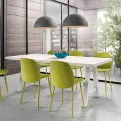 Querido Table moderne de salle à manger en stratifié