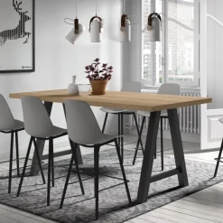 Querido Table snack moderne de salle à manger en stratifié