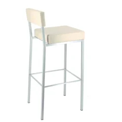 Quinta Tabouret de bar moderne en métal et simili