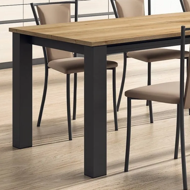 Reina Chaise de cuisine contemporaine en métal et simili